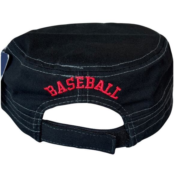 Premium Hat Cap Womens One Size‎ Black Red Baseball Mom Embroidery Rhinestone - Picture 6 of 9